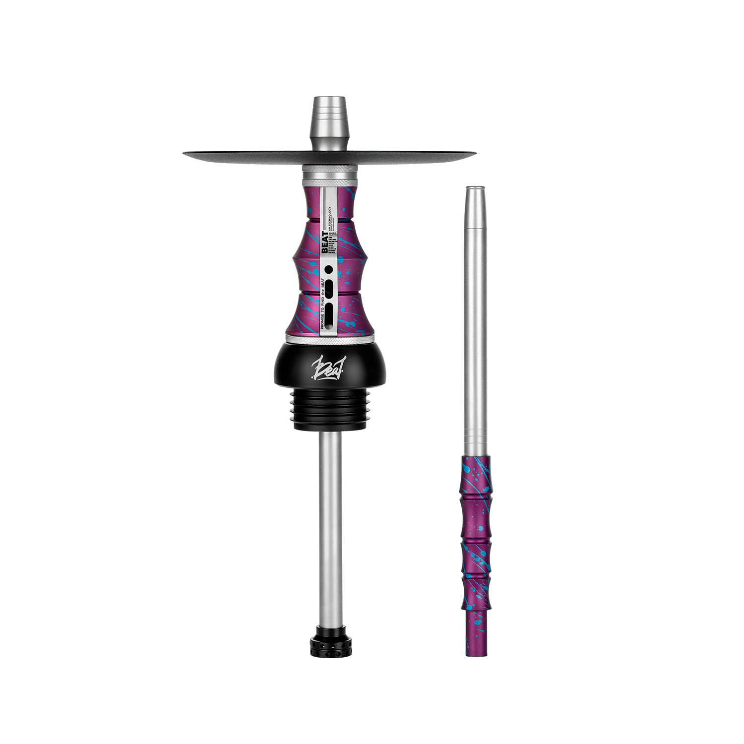 Шахта Alpha Hookah Beat Splash Sleepy (Black Glass) (ШКШМ)